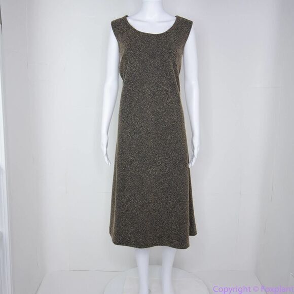 Vintage Leslie Fay scoop neck sleeveless midi dress, size 16 - Picture 12 of 15